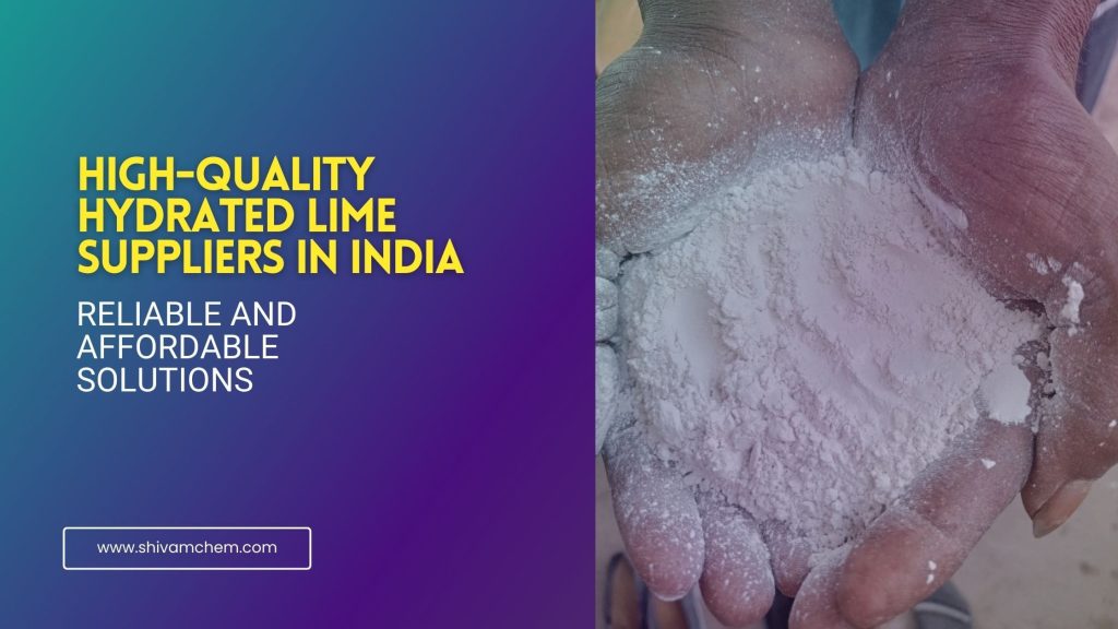 High-Quality Hydrated Lime Suppliers in India - Reliable and Affordable Solutions