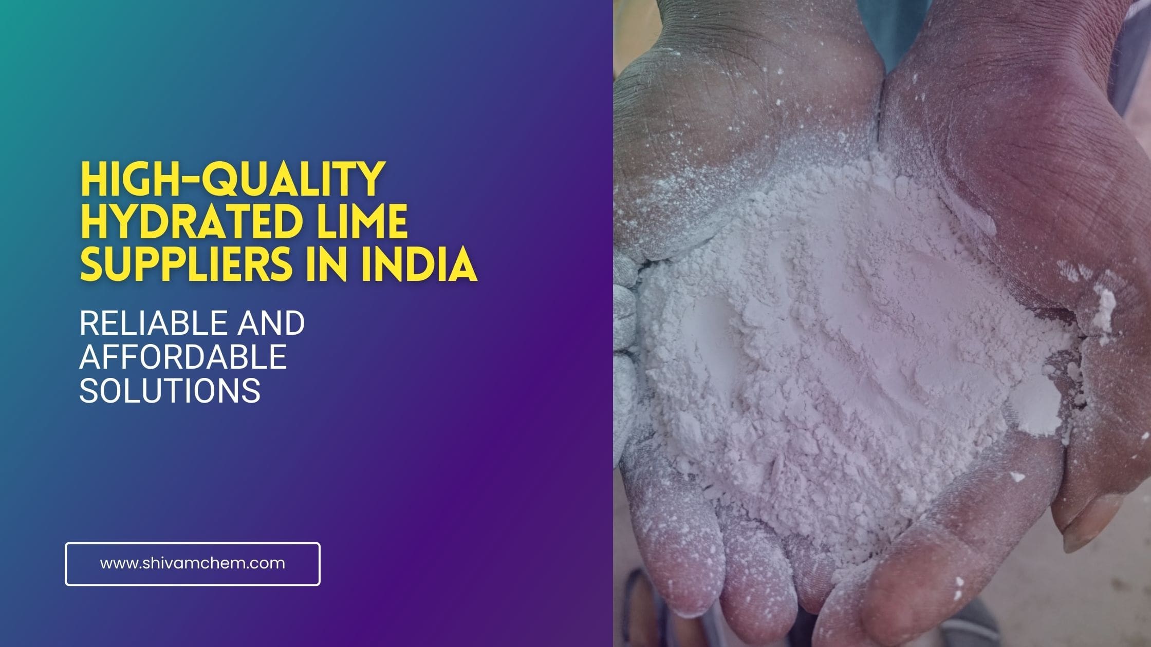 High-Quality Hydrated Lime Suppliers in India – Reliable and Affordable Solutions