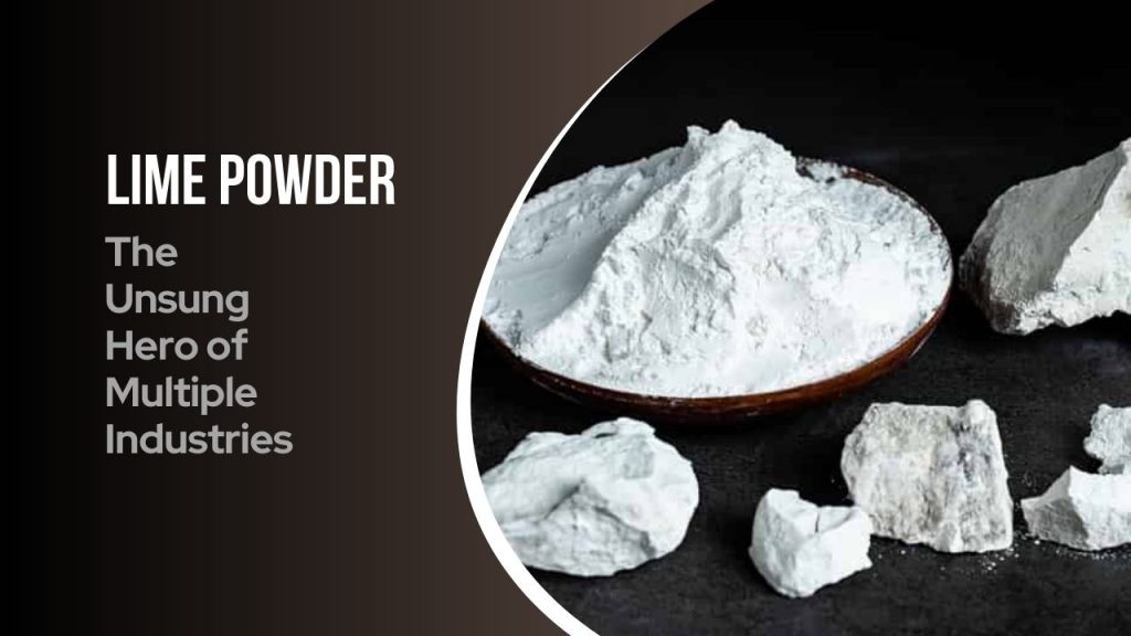 Lime Powder - The Unsung Hero of Multiple Industries